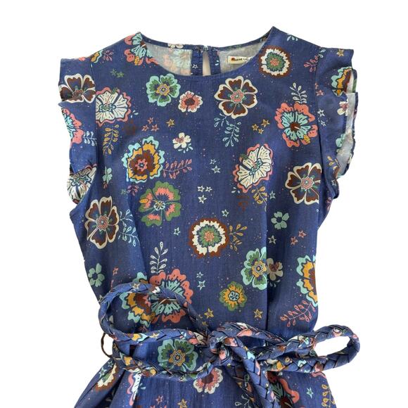 Marine Layer Laney Linen Blend Blue Mini Dress in
Marlin Hibiscus Floral Small - Picture 3 of 12